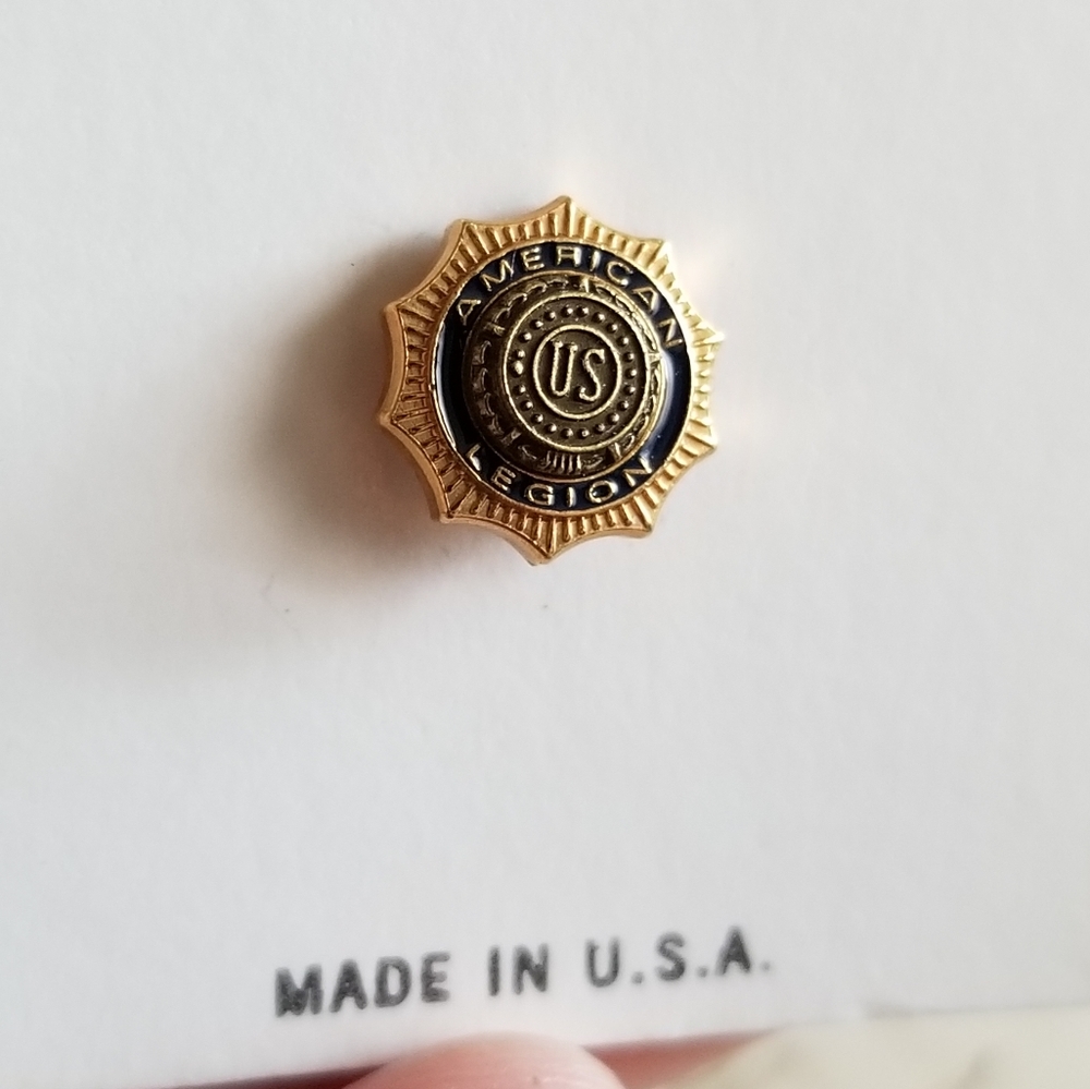 Vintage American Legion pin lapel tie tack brooch